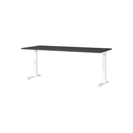 Bureau Galileo Grafiet Wit 180 cm