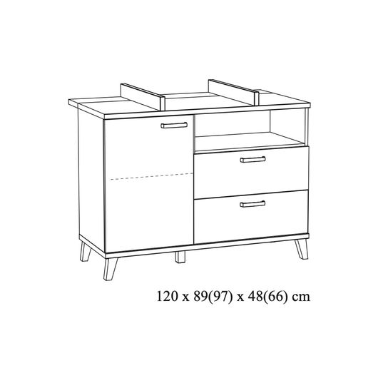 Commode Finn Wit