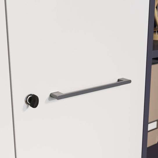 Hoge bureaukast Ergonoma-2DHBO-LG