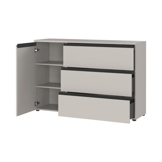 Dressoir Alec Grijs 135 cm