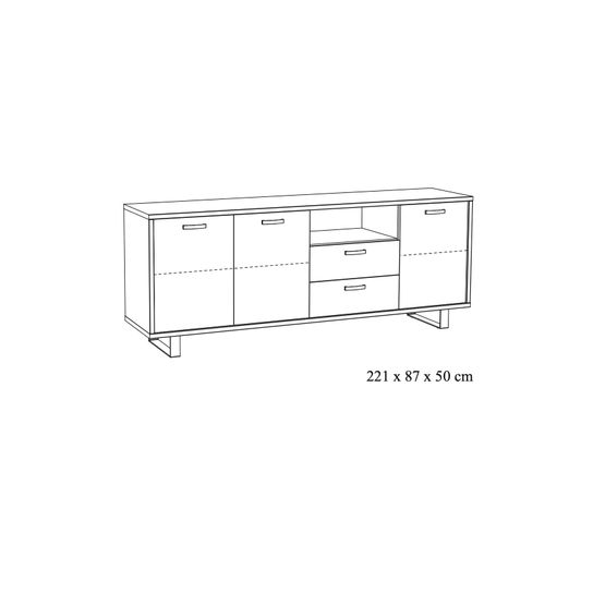 Dressoir Namibia 220cm