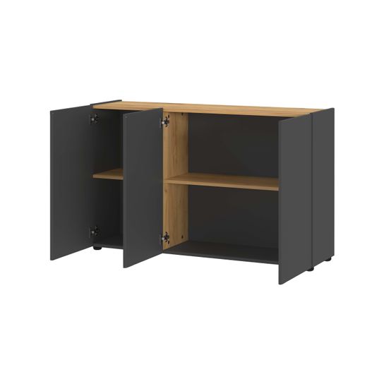 Dressoir Orlando Grafiet 120 cm