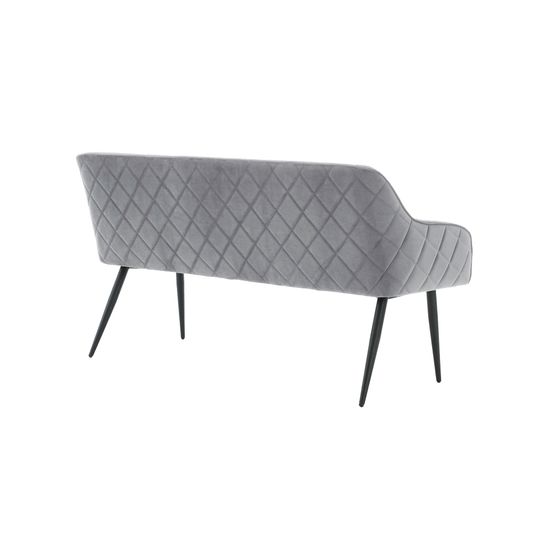 Eetkamerbank Darcy Grijs Velours