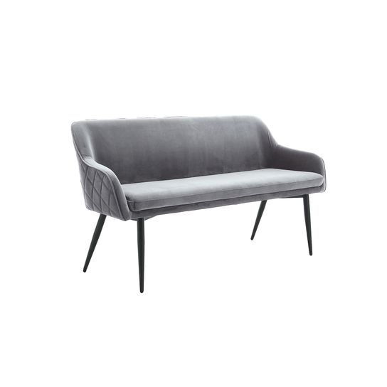 Eetkamerbank Darcy Grijs Velours