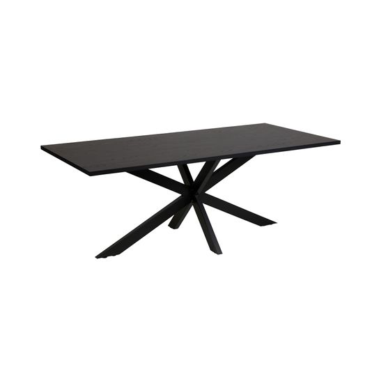 Eetkamertafel Myron Zwart 200 cm