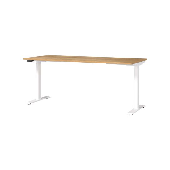 Elektrisch zit-sta Bureau Galileo Eiken Wit 180 cm