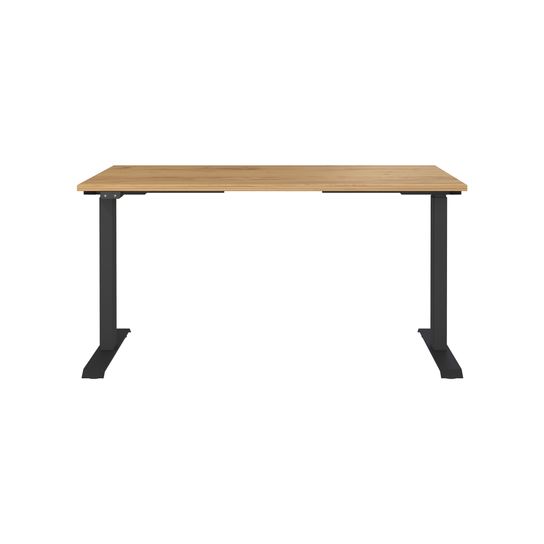 Elektrisch zit-sta Bureau Galileo Eiken Zwart 140 cm