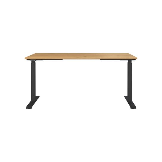 Elektrisch zit-sta Bureau Galileo Eiken Zwart 160 cm