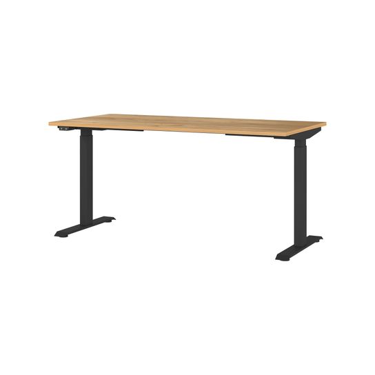 Elektrisch zit-sta Bureau Galileo Eiken Zwart 160 cm