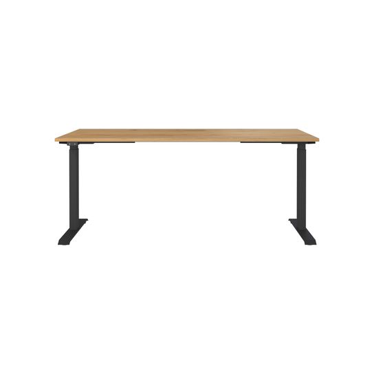 Elektrisch zit-sta Bureau Galileo Eiken Zwart 180 cm