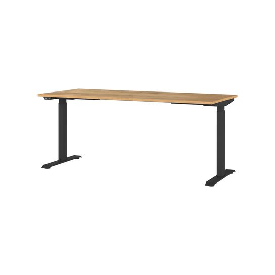 Elektrisch zit-sta Bureau Galileo Eiken Zwart 180 cm