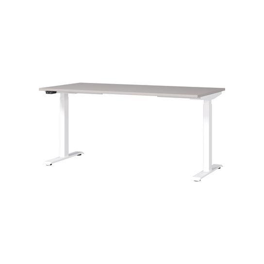 Elektrisch zit-sta Bureau Galileo Kasjmier Wit 160 cm