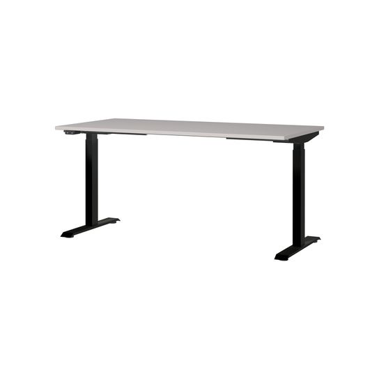 Elektrisch zit-sta Bureau Galileo Kasjmier Zwart 160 cm