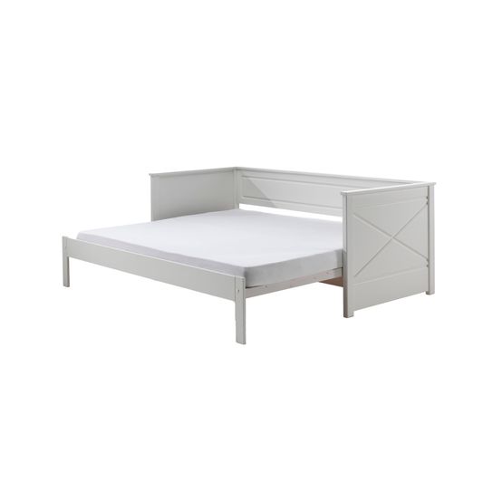 Kajuitbed Charlie Wit 1 - Uitschuifbaar