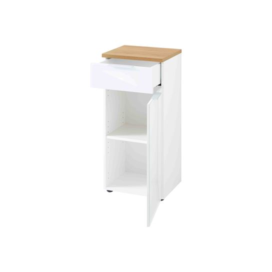 Lage badkamerkast Palma Eiken Wit 86 cm