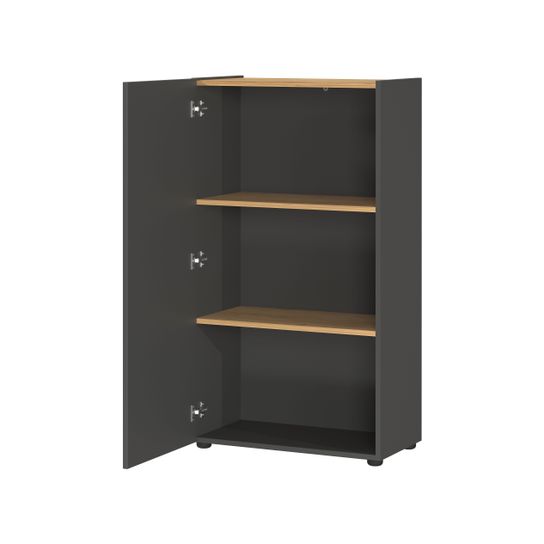 Lage kantoorkast Orlando Grafiet 110 cm