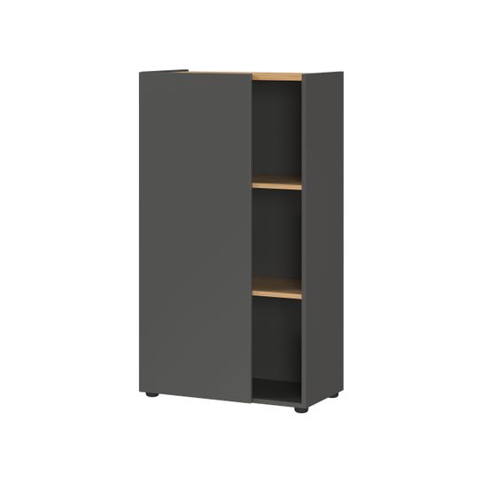 Lage kantoorkast Orlando Grafiet 110 cm