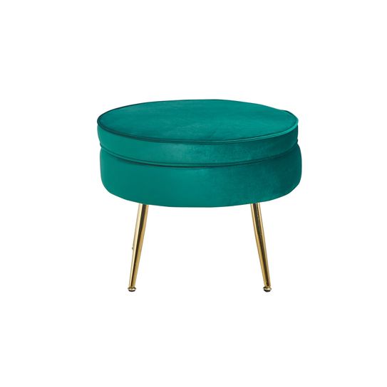 Poef Chanelle Velvet Groen 52 cm