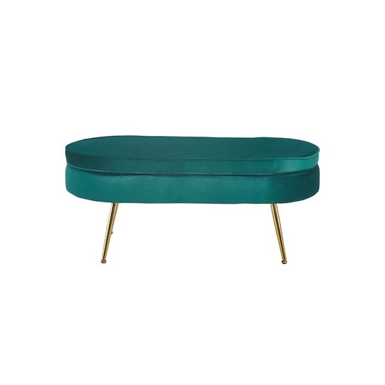 Poef Chanelle Velvet Groen 99 cm