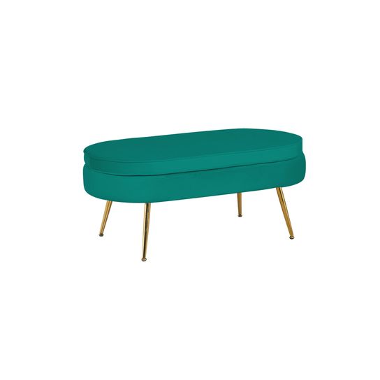Poef Chanelle Velvet Groen 99 cm