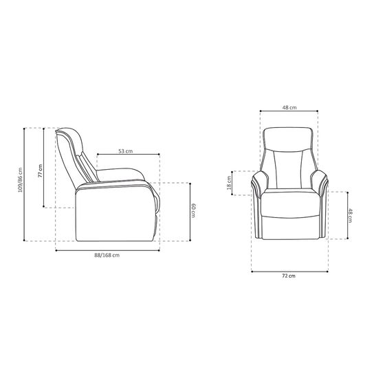 Relaxfauteuil Francine Zwart