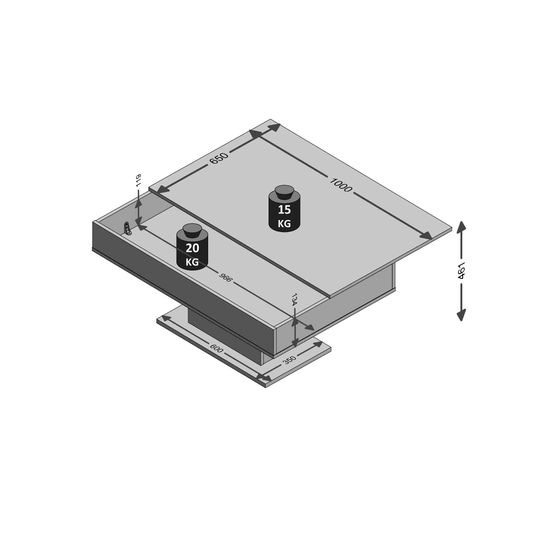Salontafel Hebe Beton