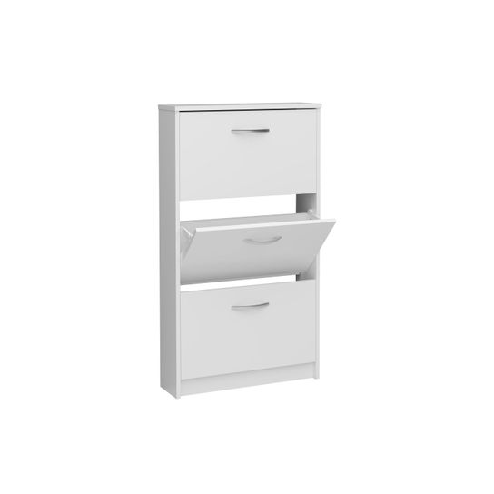 Schoenenkast Delphine Wit 104 cm
