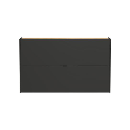 Schoenenkast Eleonore Grafiet 140 cm