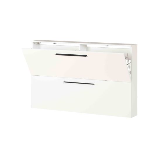 Schoenenkast Nicole Wit 140x85 cm