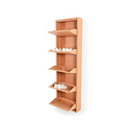Schoenenkast Oscar-5 Terracotta