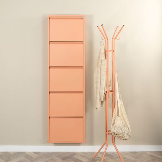 Schoenenkast Oscar-5 Terracotta
