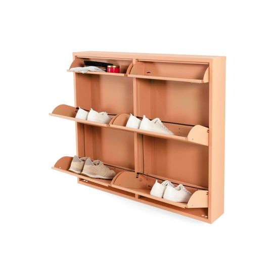 Schoenenkast Oscar-6 Terracotta