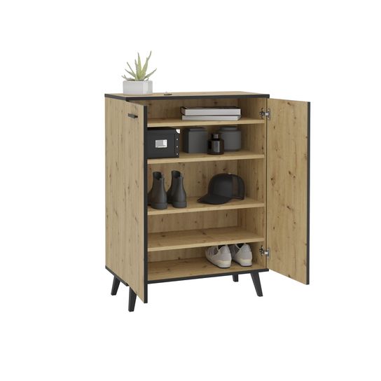 Schoenenkast Sendai Artisan Eiken