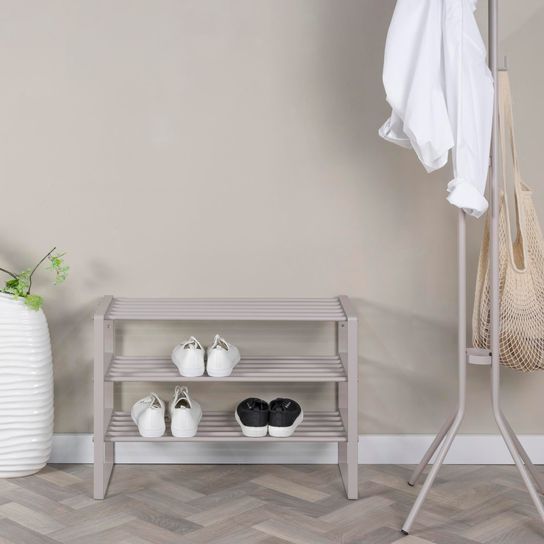 Schoenenrek Boris Taupe 70 cm