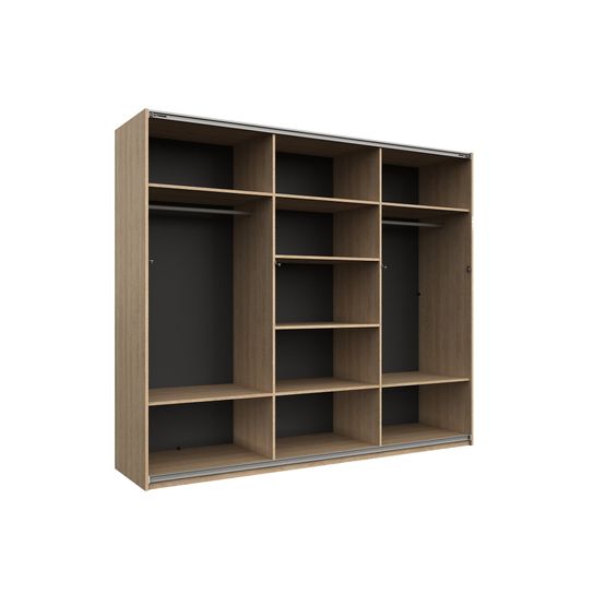 Schuifdeurkast Yumi Eiken 250cm