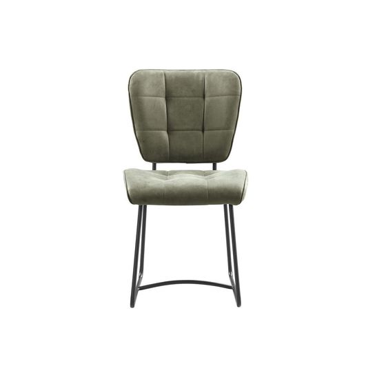 Stoel Henry Groen Stof - Set van 2