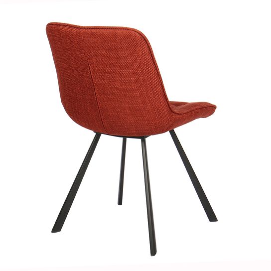 Stoel Johanna Rood - Set van 2