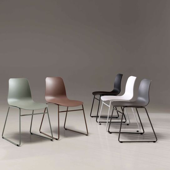 Stoel Millie Grijs - Set van 2