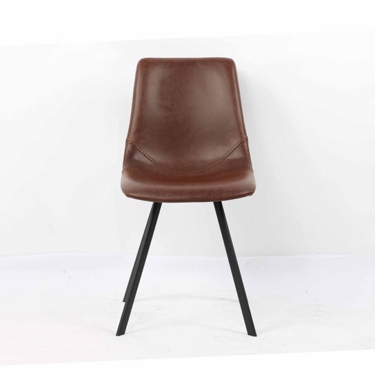 Stoel Olaf Bruin - Set van 2