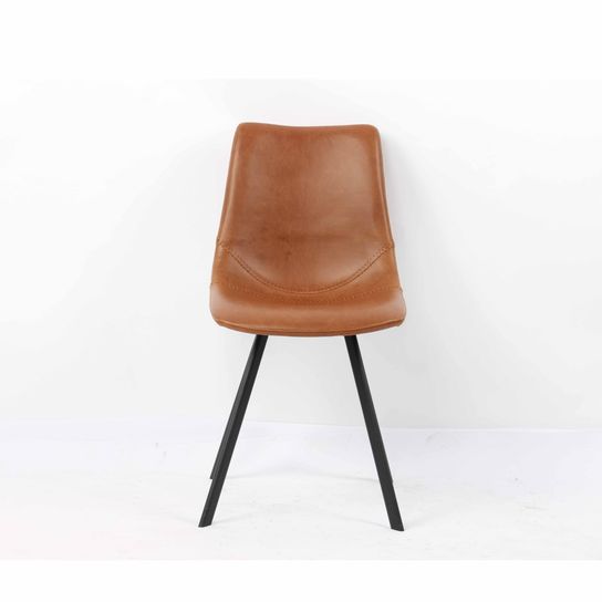 Stoel Olaf Cognac - Set van 2