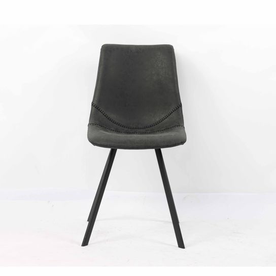 Stoel Olaf Zwart - Set van 2