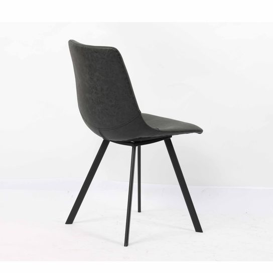 Stoel Olaf Zwart - Set van 2