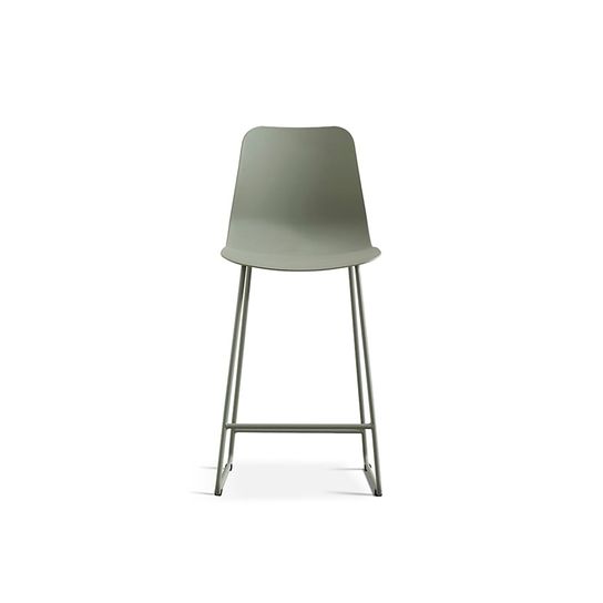 Barkruk Penny Grijs-Groen - Set van 2
