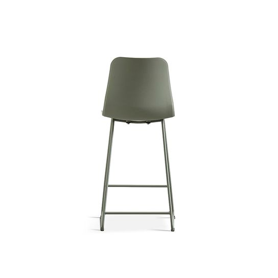 Barkruk Penny Grijs-Groen - Set van 2