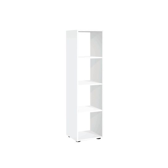 Vakkenkast Camiel Wit - 37x33x139 cm