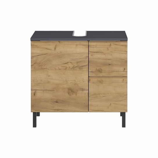 Wastafelkast Abrantes Eiken 60 cm