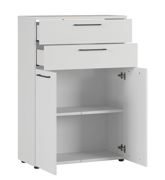 Lage bureaukast Ergonoma-2D2LLB-LG