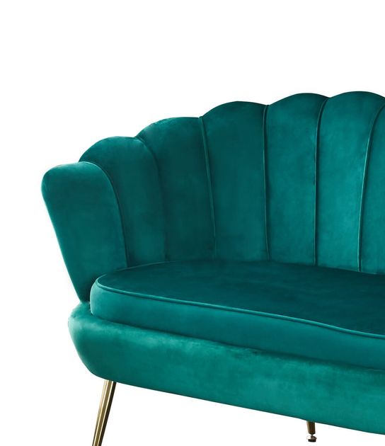 Bank Chanelle Velvet Groen 136 cm