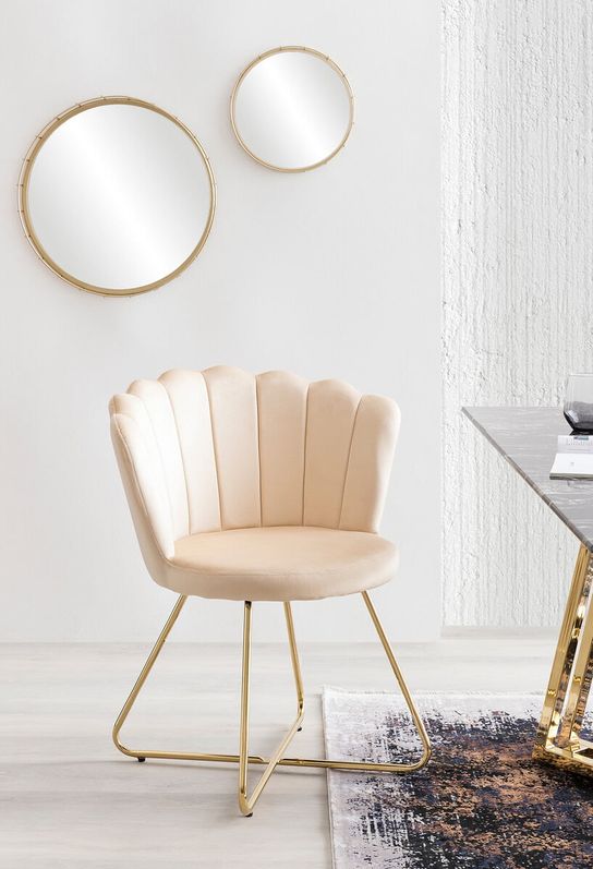 Stoel Chanelle Beige - Set van 2