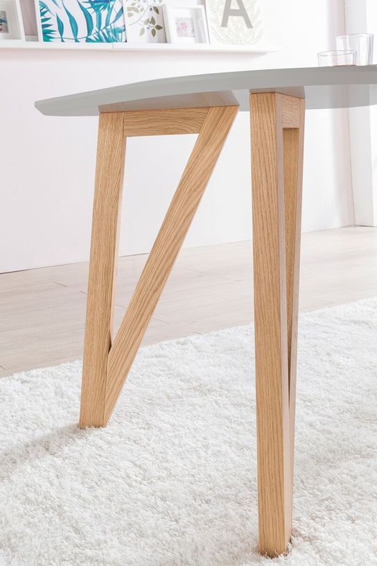 Eettafel Nikolaj Grijs 120 cm